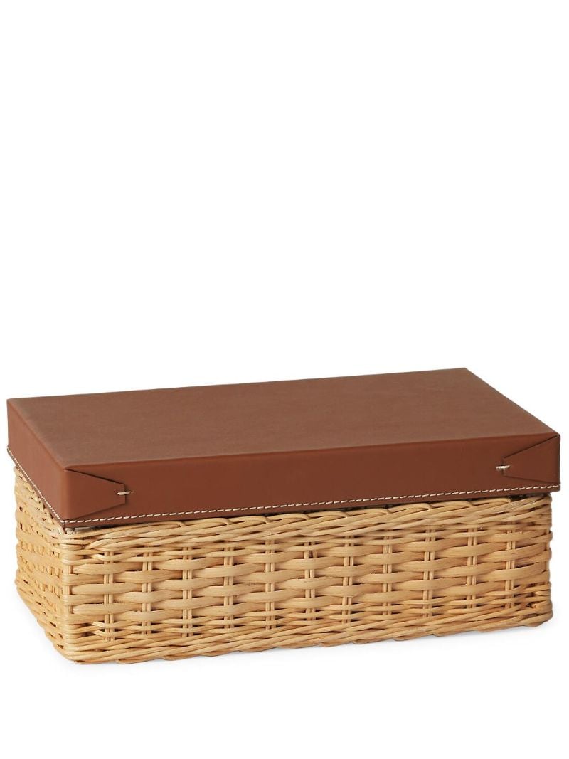 Brown Bailey Small Woven Box