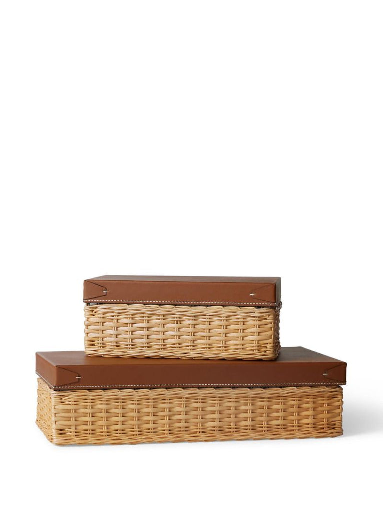 Brown Bailey Small Woven Box