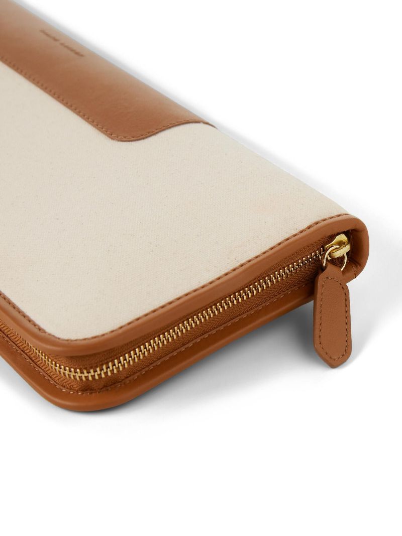 Neutral Garrett Canvas Tie Case