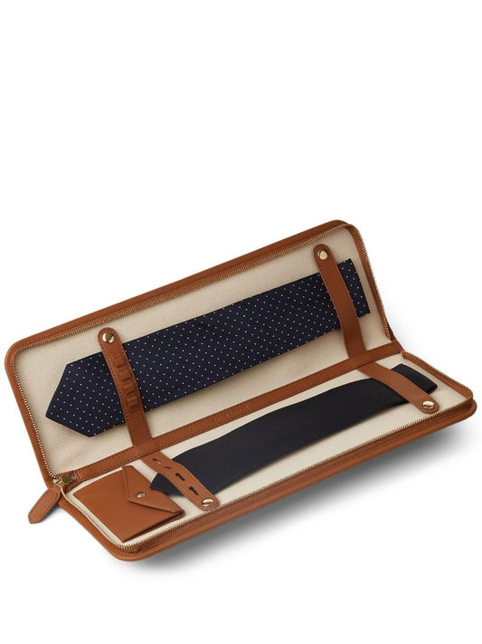 Neutral Garrett Canvas Tie Case