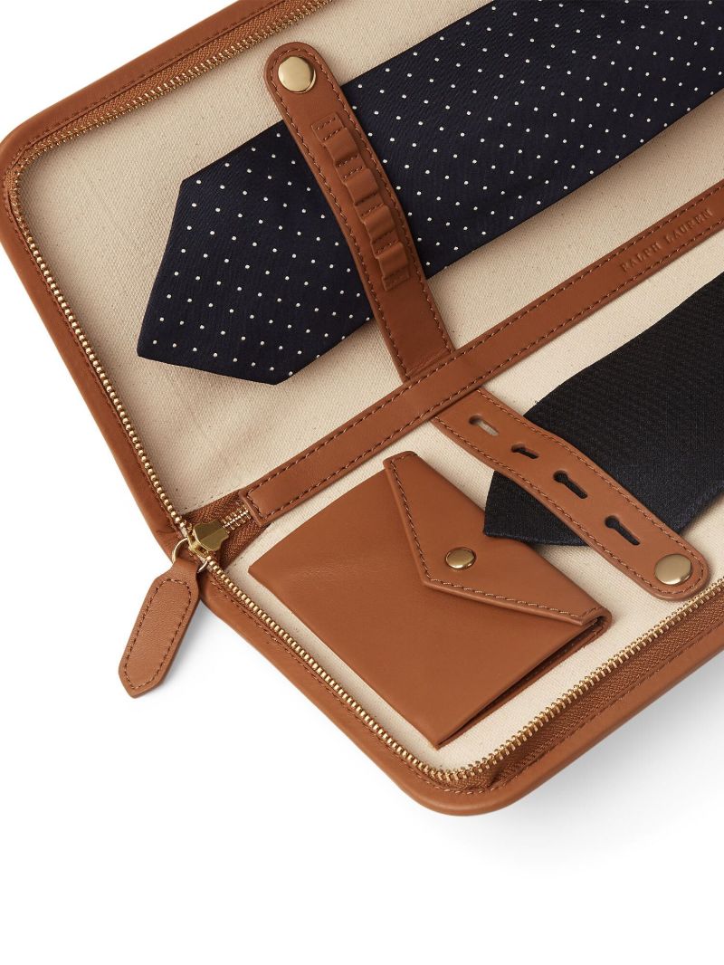 Neutral Garrett Canvas Tie Case