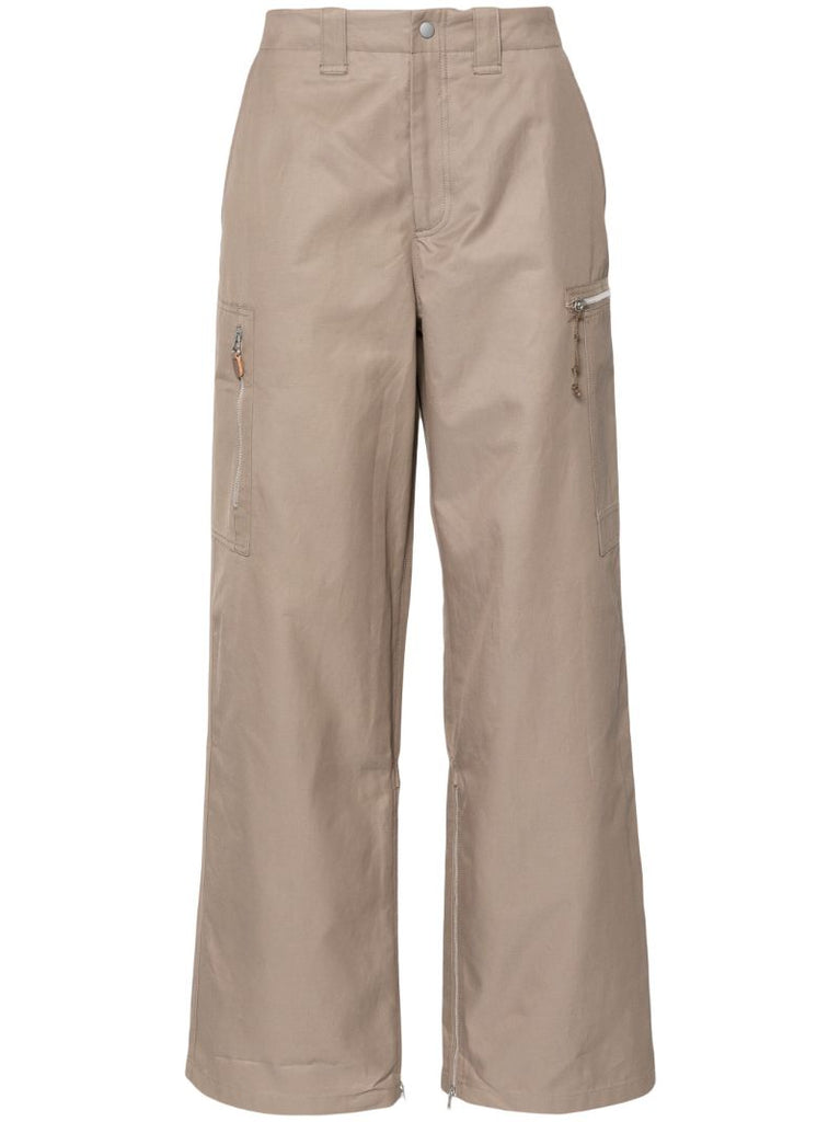 Neutral Straight-leg Trousers