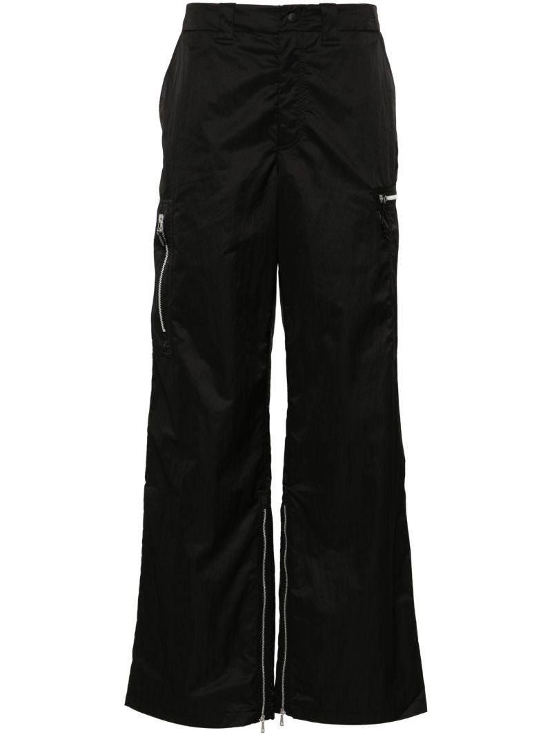 Black Satin Trousers