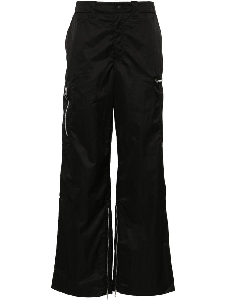 Black Satin Trousers
