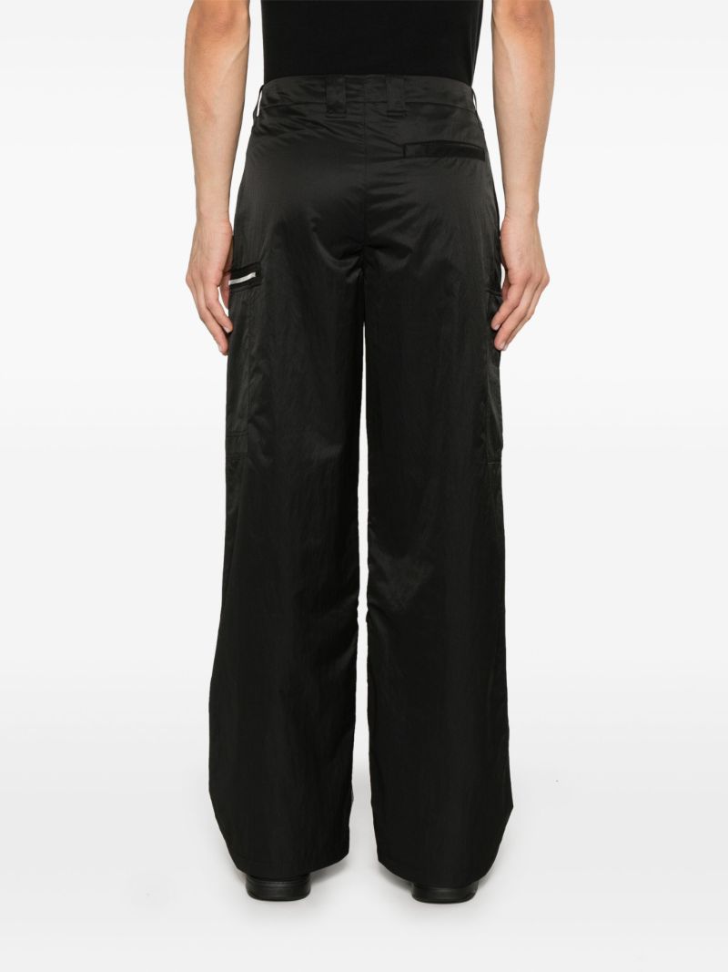 Black Satin Trousers