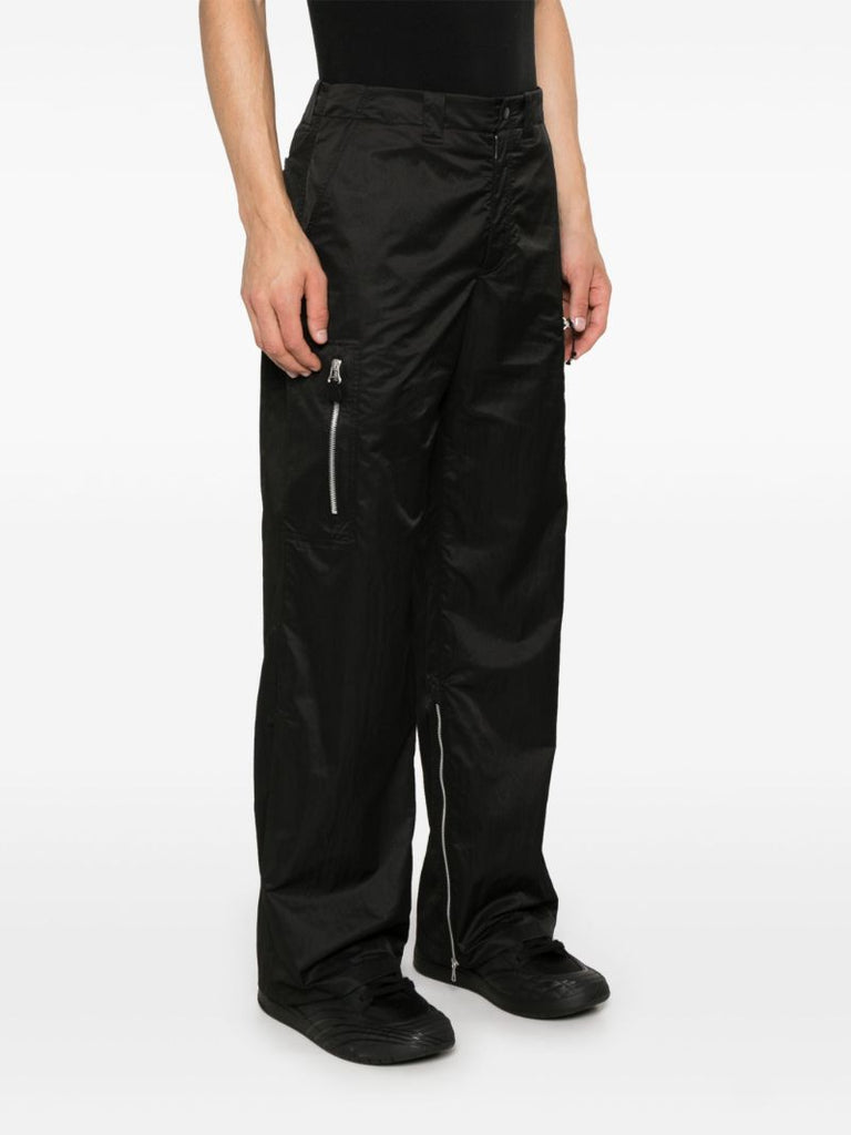Black Satin Trousers