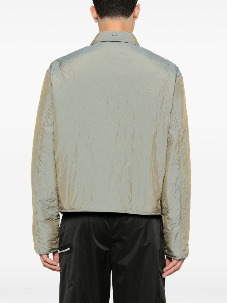 Green Slight Shirt Jacket