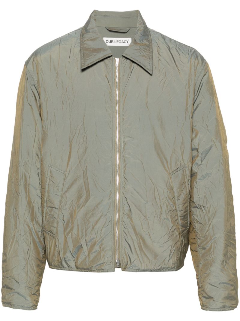 Green Slight Shirt Jacket