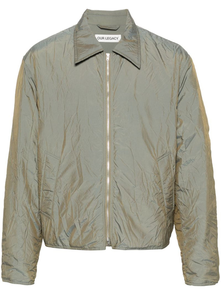 Green Slight Shirt Jacket