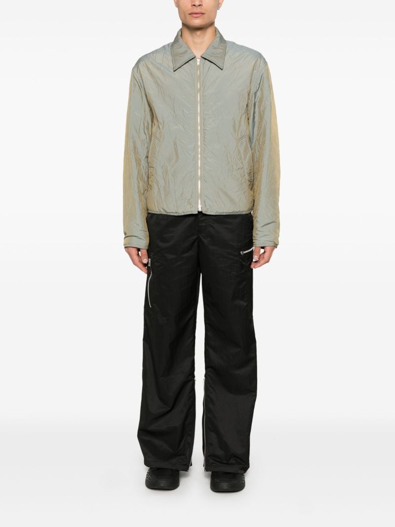 Green Slight Shirt Jacket