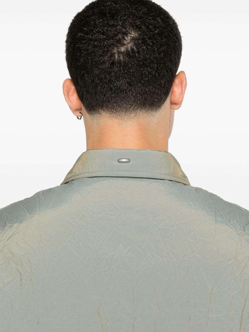 Green Slight Shirt Jacket