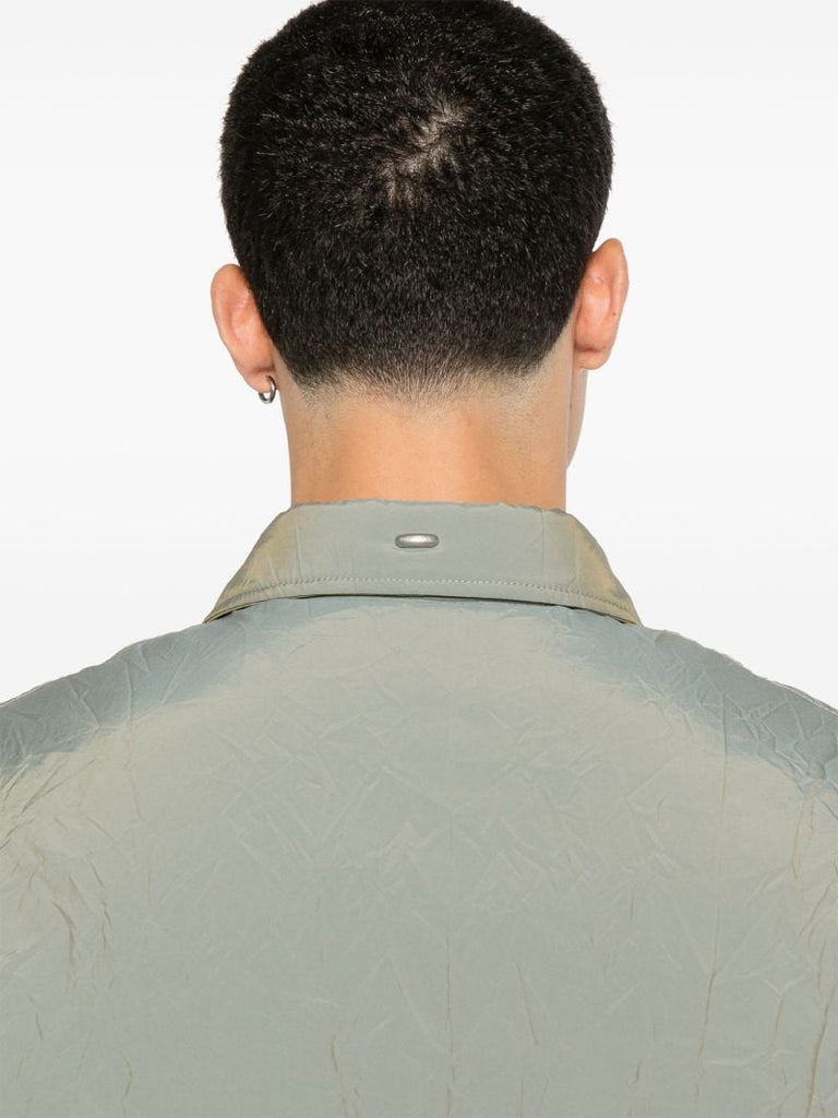 Green Slight Shirt Jacket