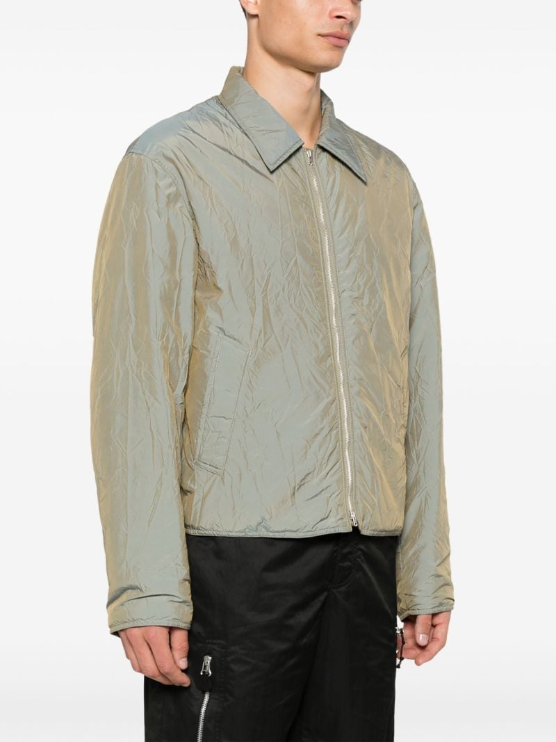 Green Slight Shirt Jacket