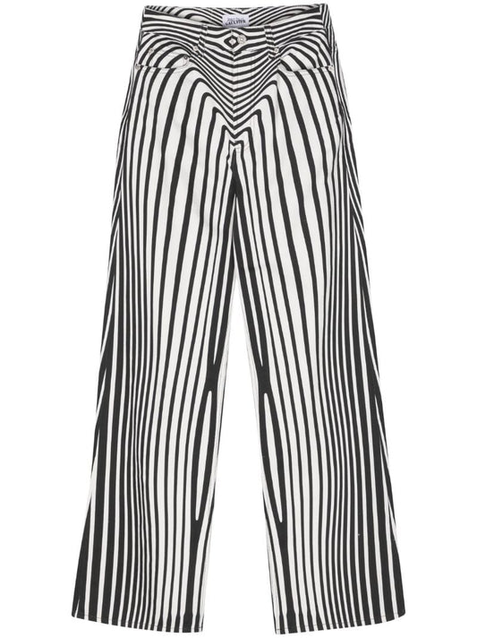 White and Black Body Morphing Jeans