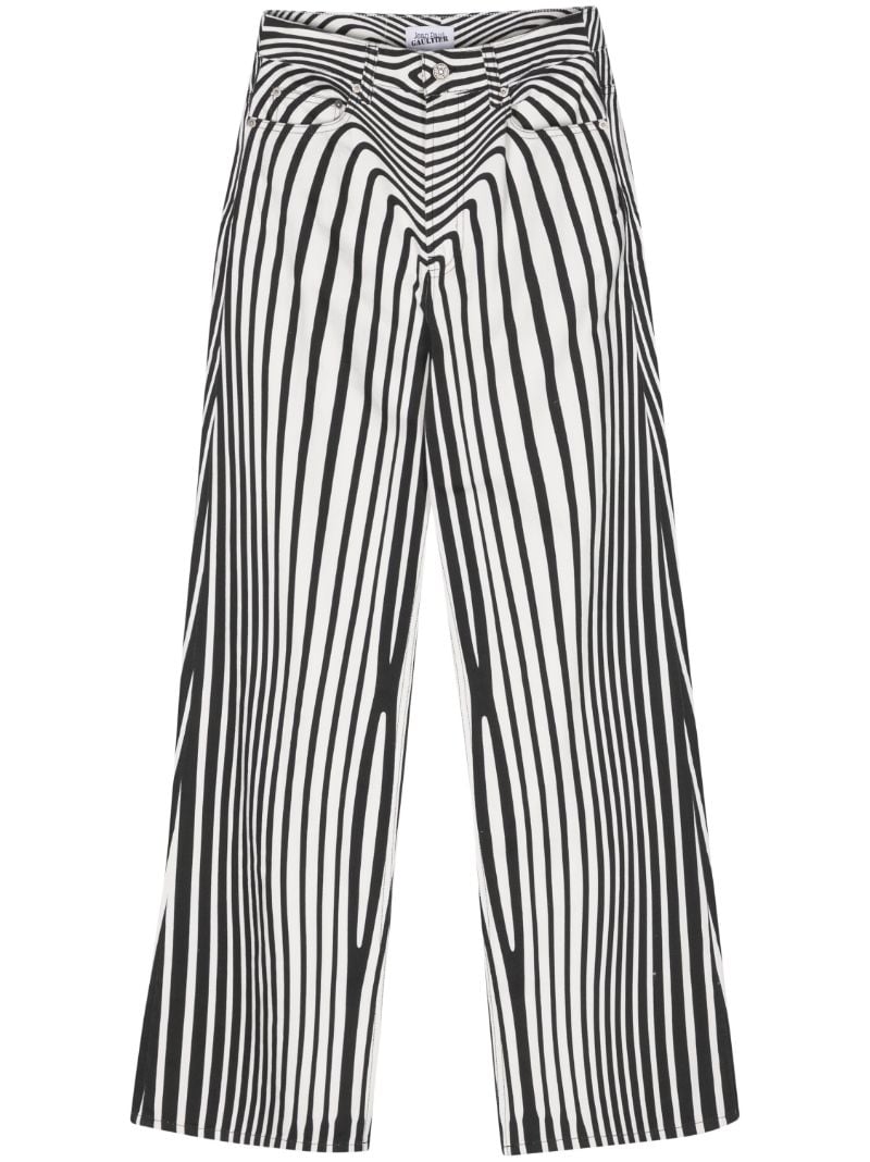 White and Black Body Morphing Jeans
