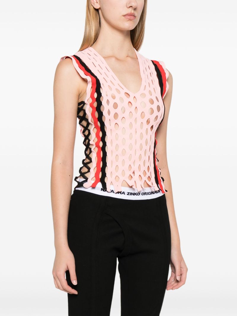 Squiggle Knitted Top