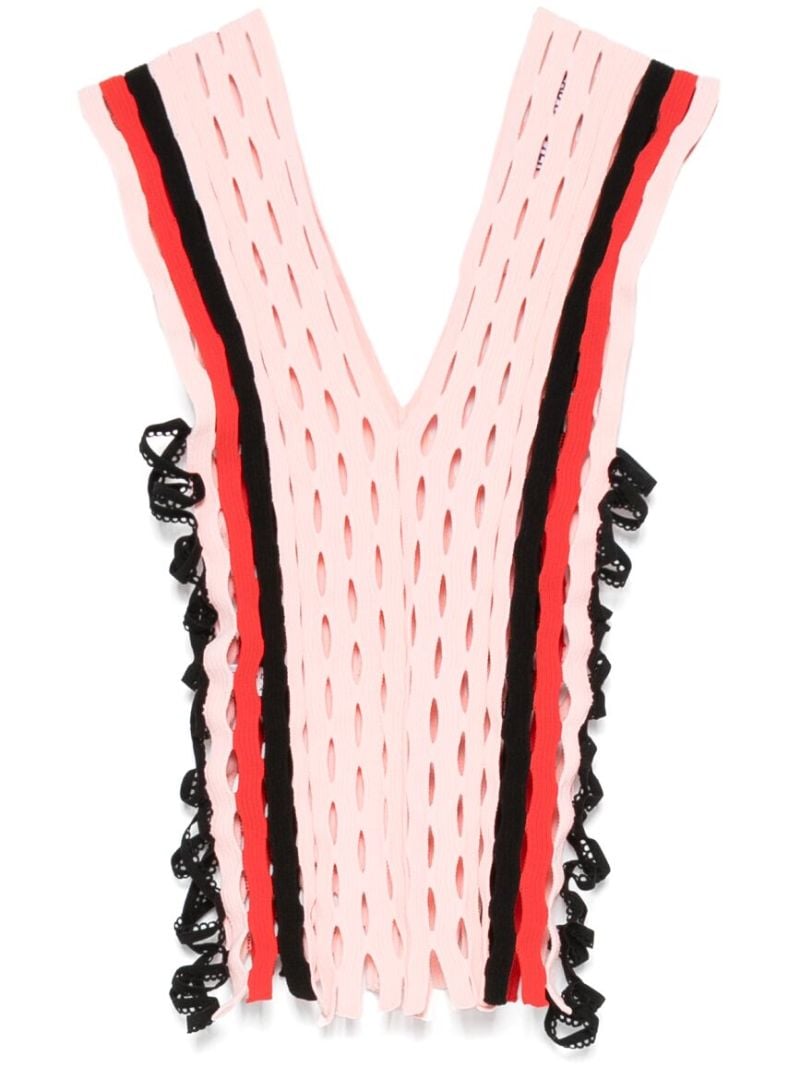 Squiggle Knitted Top