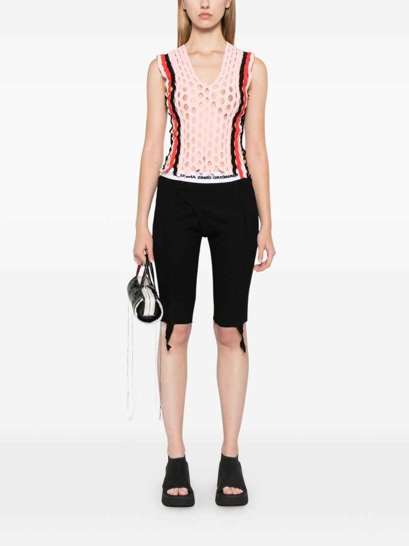 Squiggle Knitted Top