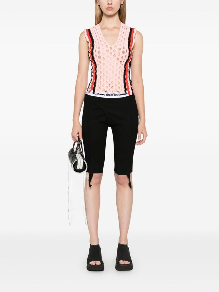 Squiggle Knitted Top