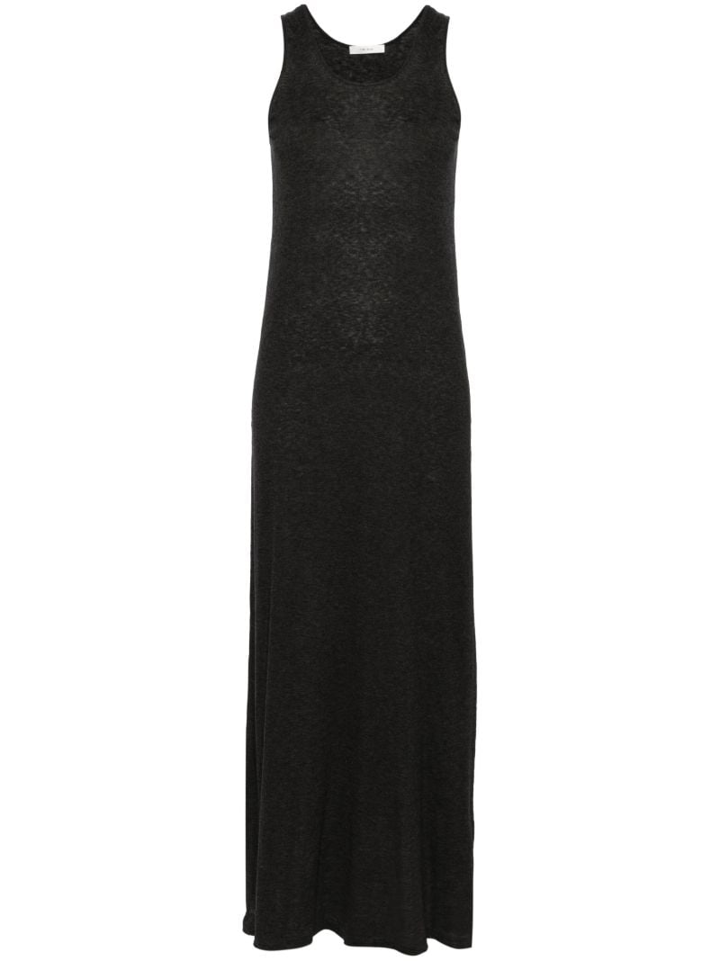Grey Farissa Knitted Maxi Dress