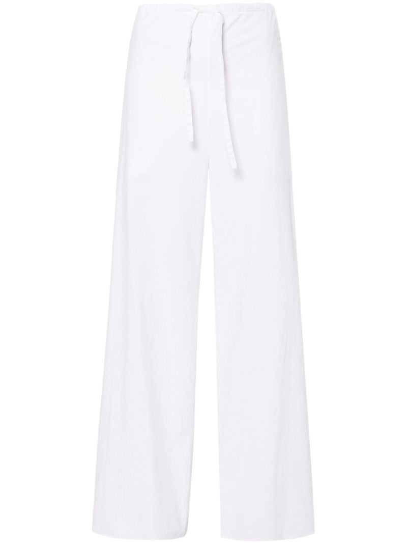 White Jugi Straight-leg Trousers