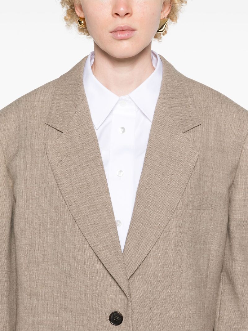 Neutral Marina Wool Blazer