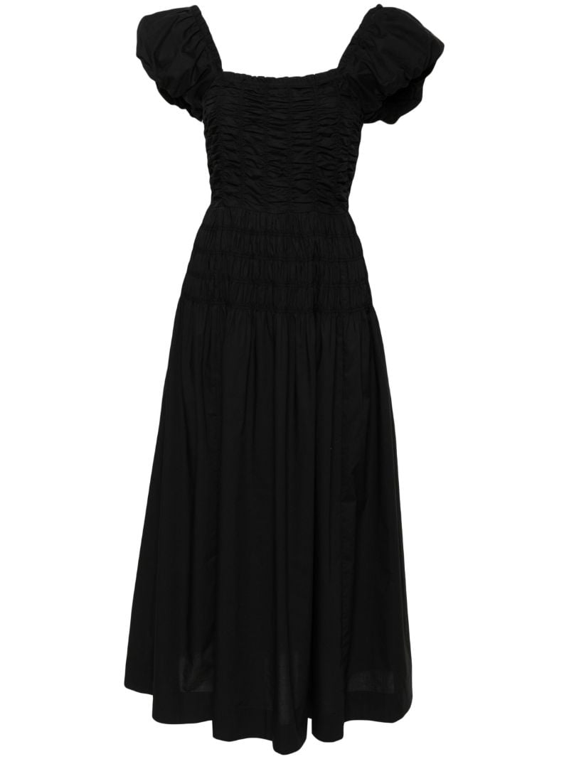 Black Katherina Cotton Maxi Dress
