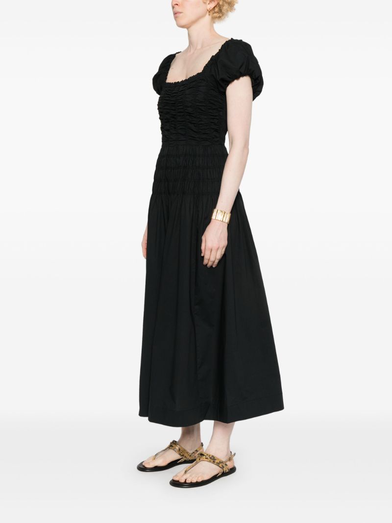 Black Katherina Cotton Maxi Dress