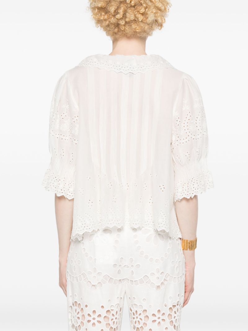 White Henri Organic Cotton Blouse