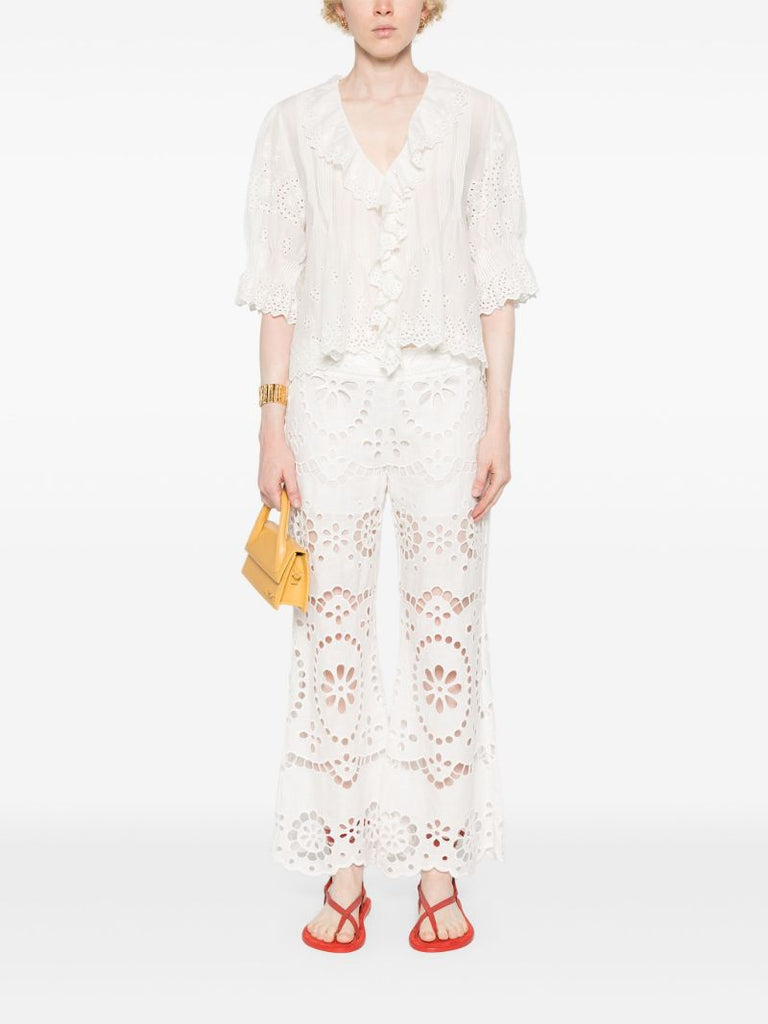 White Henri Organic Cotton Blouse