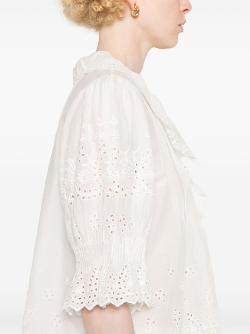 White Henri Organic Cotton Blouse