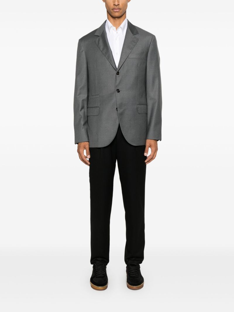 Double-pleat Virgin-wool Trousers