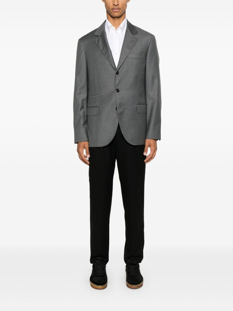 Double-pleat Virgin-wool Trousers
