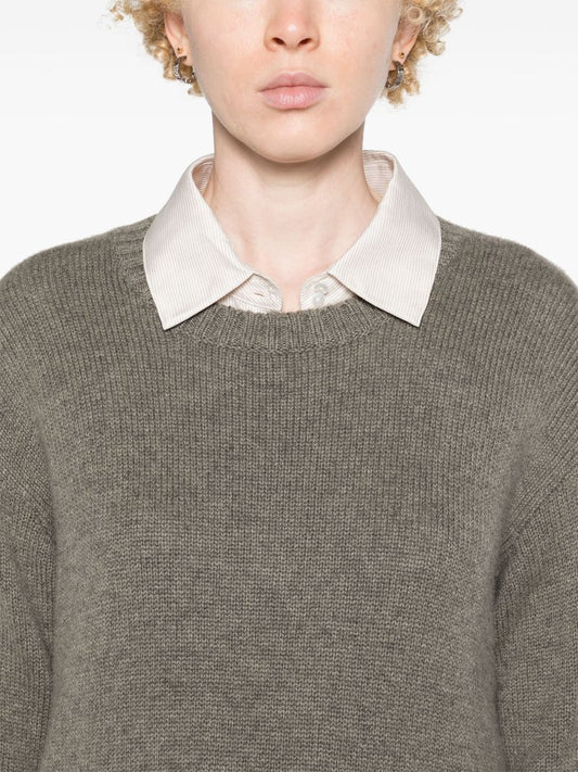 Grey Fiji Cashmere Sweater
