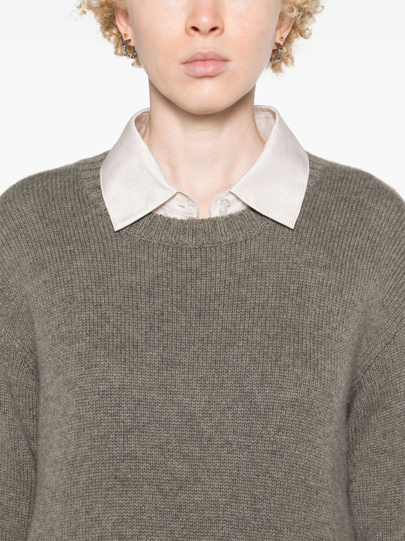 Grey Fiji Cashmere Sweater