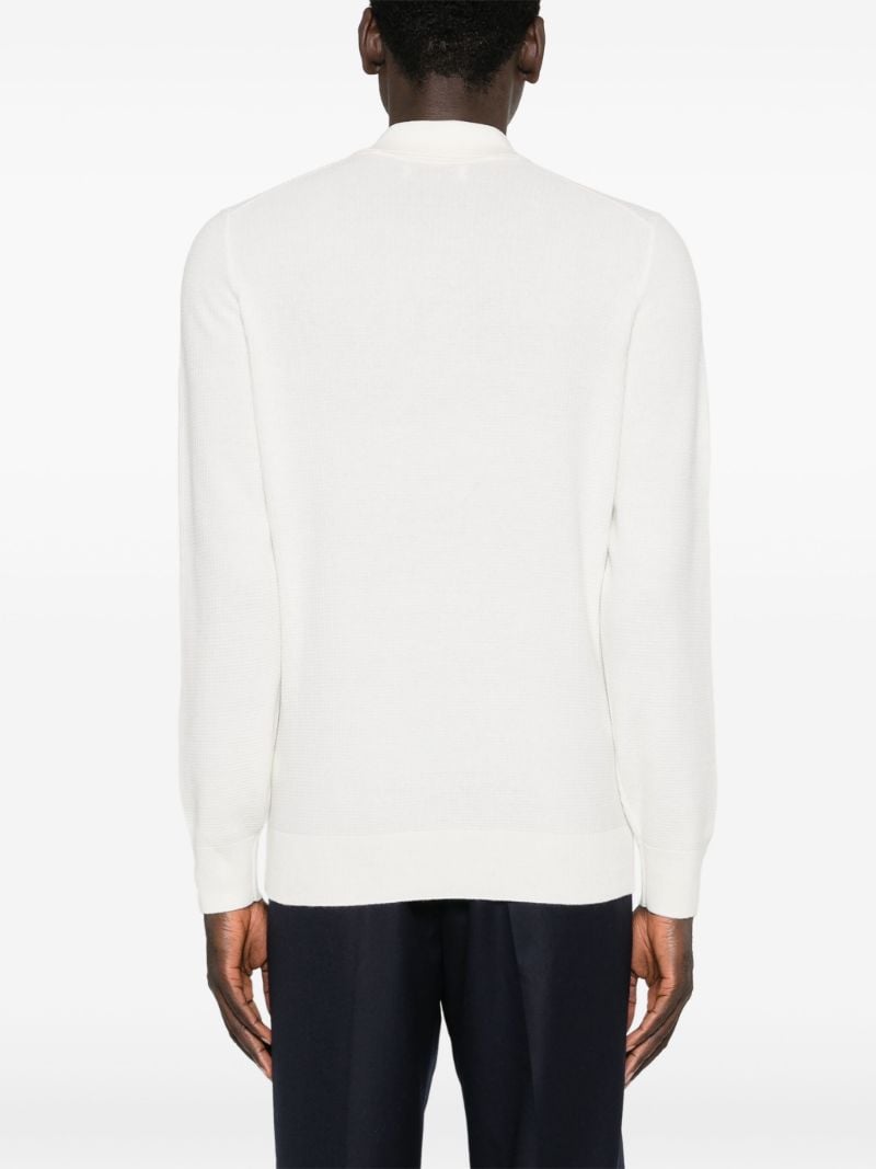 White Cashmere Polo Shirt