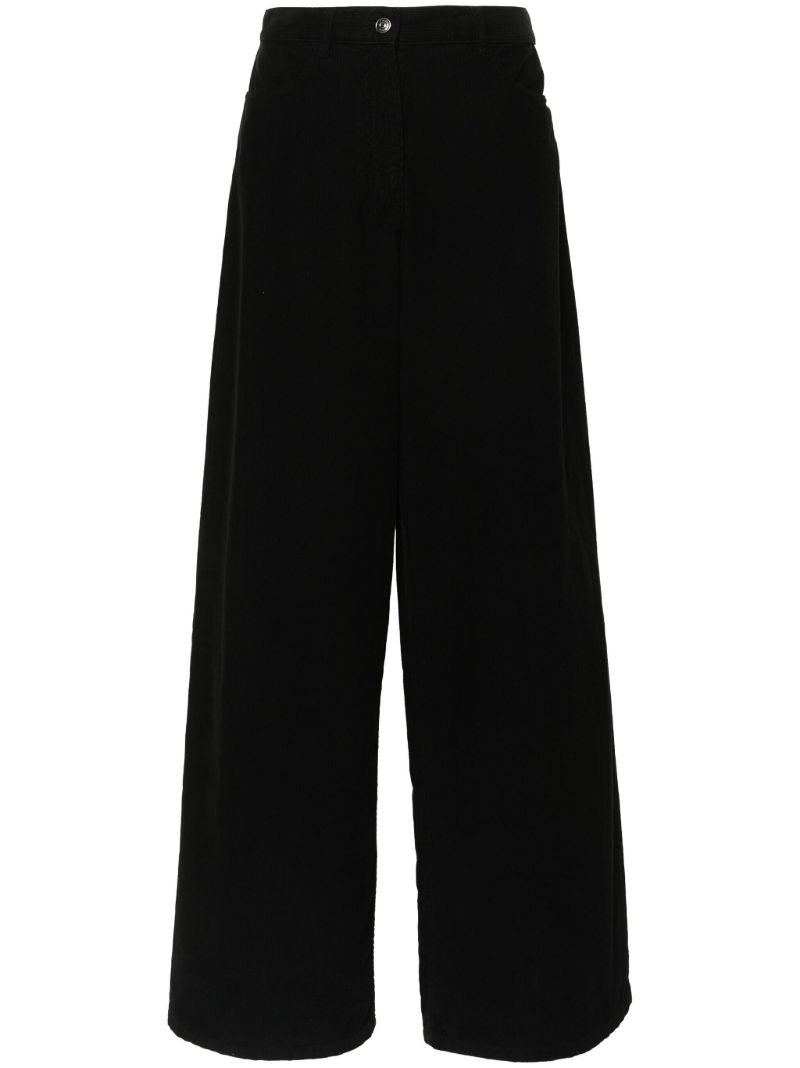 Black Chan Wide-leg Trousers