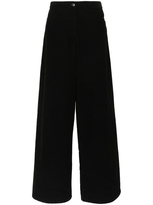 Black Chan Wide-leg Trousers