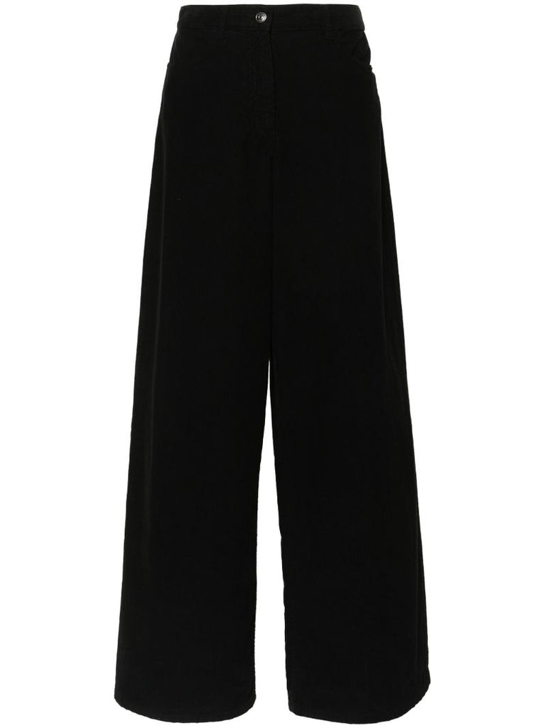 Black Chan Wide-leg Trousers