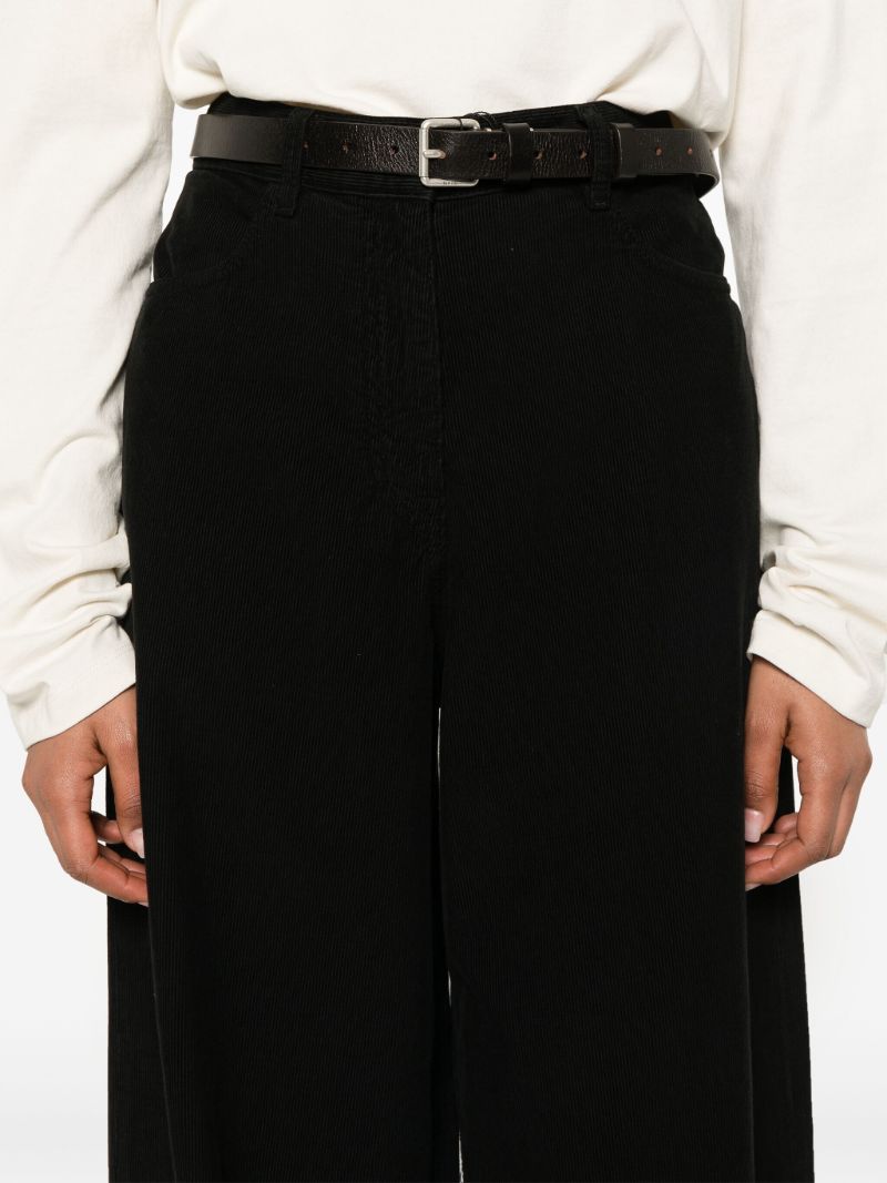 Black Chan Wide-leg Trousers