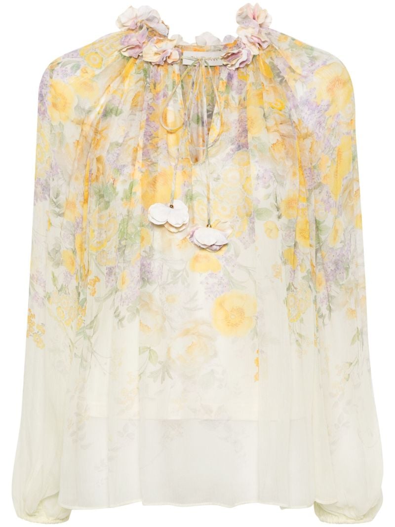 Yellow Harmony Georgette Blouse