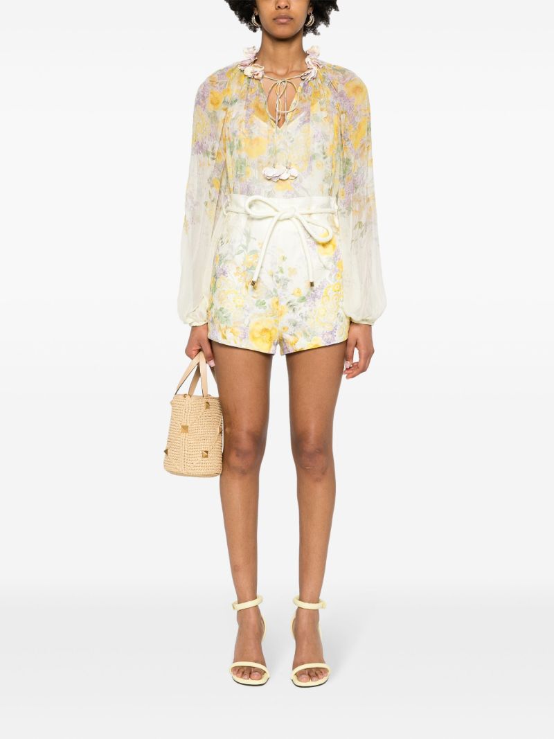 Yellow Harmony Georgette Blouse