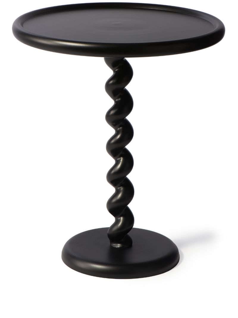 Black Twister Side Table