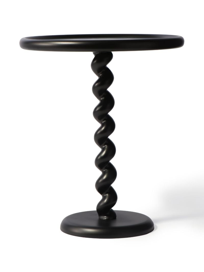 Black Twister Side Table