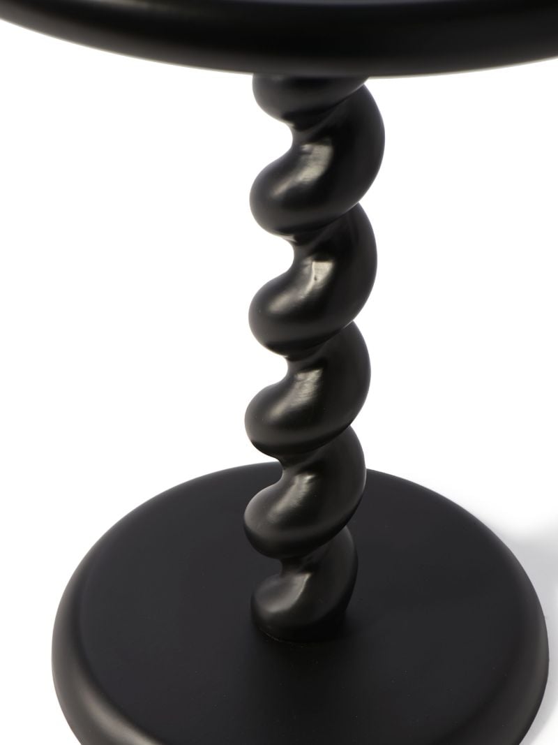 Black Twister Side Table