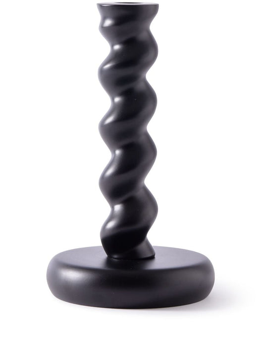 Black Twister Candle Holder