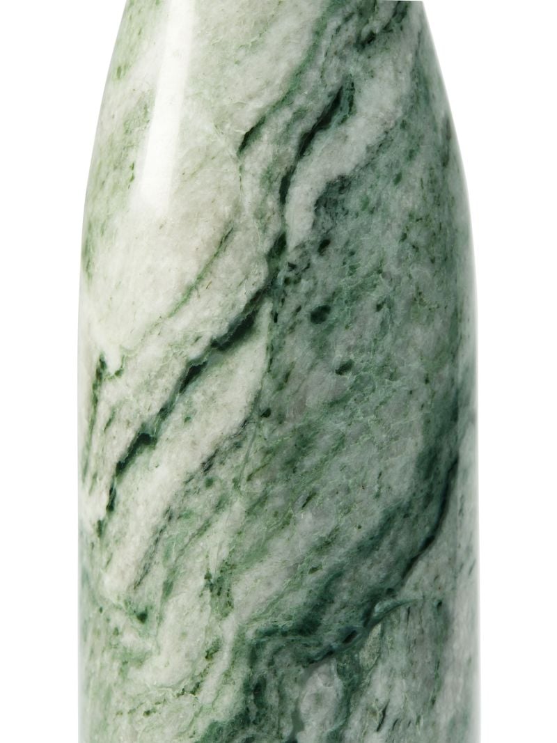 Green Heritage Bottle Marble Candle Holder