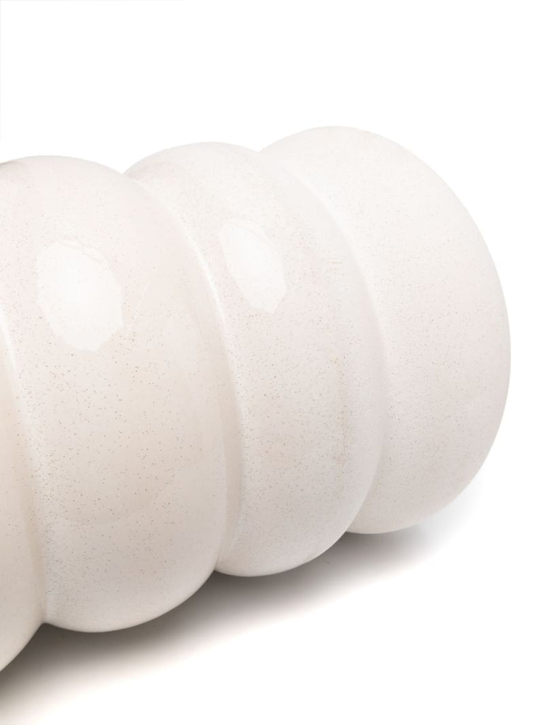 White Chubby Ceramic Stool