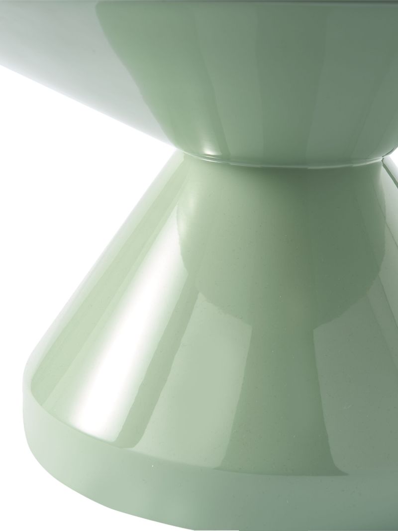Green Zig Zag Coffee Table