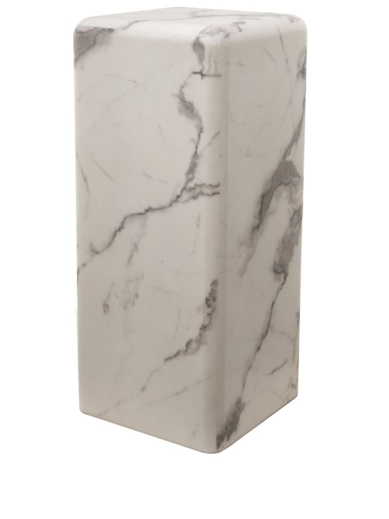 White Marbled Decorative Pillar